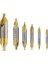 Adet 1.0-5.0mm Hss Kalay Kaplamalı Merkezi Matkap Ucu Seti (Yurt Dışından) 2