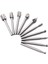 10 Adet Hss Tungsten Karbür Döner Kesme Çapak Seti Öğütücü Ucu 1/8 Inç (3mm) Shank Ağaç Işleme Oyma Aletleri (Yurt Dışından) 2