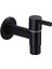 Nanlıy-Mop Lavabo Musluğu 304 Paslanmaz Çelik Banyo Çamaşır Makinesi Musluk Açık Bahçe Tek Soğuk Su Musluğu (Siyah) (Yurt Dışından) 1