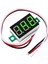 Gerilim Test Cihazı Voltmetre Ölçer Test Cihazı Mavi/kırmızı/yeşil LED Ekran Gerilim Test Cihazı 0.36 Inç 3 Telli Dc 0-30 V 3 Haneli Voltmetre (Yurt Dışından) 5