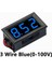 【ayak Koltuk】 【newvibe】0,56 Inç LED Dijital Voltmetre Dc 4.5V-30V/0-100V/5-120V Dijital Voltmetre Gerilim Panel Metre Kırmızı/mavi/yeşil 6V 12V Elektromobil Motosiklet Araba Için (Yurt Dışından) 2