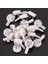 Xhhdqes 80 Adet Plastik Ağır Duvar Resim Çerçevesi Kanca Askıları 3-Pin Küçük Beyaz (Yurt Dışından) 2