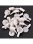 Xhhdqes 80 Adet Plastik Ağır Duvar Resim Çerçevesi Kanca Askıları 3-Pin Küçük Beyaz (Yurt Dışından) 4
