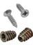 20 Adet M6X 15MM Altıgen Soket Vida Konu Ekleme Somunu 100X Paslanmaz Çelik Düz Kafa Phillips Vida 12X3MM (Yurt Dışından) 1