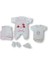 Kuzucuk Nakışlı Cotton Antibaakteriyel 5li Zıbın Takımı Hastane Çıkışı 1