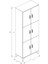 %100 mdf 6 Kapaklı Çok Amaçlı Banyo Dolabı 2