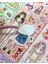 Sevimli Genç Kız Kıyafet Giydirme 50 Yaprak Kutu Sticker Seti/çıkartma /bullet Journal / Scrapbook 2