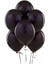 Metalik Siyah Balon 100 Adet 12 Inc Lateks Balon 1