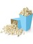 Mısır Kutusu Cips Kutusu 8 Adet Mavi Popcorn Kutusu Karton Popcorn Cup Parti Doğum Günü 1