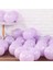 20 Adet Mor Makaron Pastel Renk Mat Balon 1