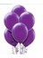 Metalik Mor Balon 80 Adet 12 Inc Lateks Balon 1