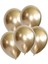 Krom Parlak Balon Gold Altın Renk 10 Adet Aynalı Balon 30 cm 1