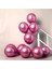 Krom Parlak Balon Pembe Renk 20 Adet Aynalı Balon 30 cm 1