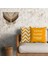 Zigzag ve Home Sweet Home Dekoratif 2'li Minder Kılıfı Seti 60 x 60 cm 1