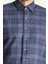 Uzun Kol Slim Fit Oduncu Ekose Pamuklu Gömlek 5