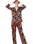 Saf İpek Pijama Takımı Çok Renkli Nomads Felt 3