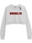 Basic Crop Bisiklet Yaka Uzun Kollu Brooklyn Sweat 1