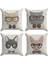 Sweet Animals 4'lü Kırlent Kılıf Ds2 1