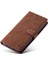 Iphone 14 Için Plus Tam Koruma Cep Telefonu Kapak Standı F1 Serisi Flip Deri Cüzdan Case-Brown (Yurt Dışından) 5