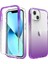 Iphone 14 Için 6.7 Inç Iyi Korumalı Şeffaf Tpu+Pc Hibrit Kılıf Gradyan Renkli Cep Telefonu Kapak Sınıfı Mor (Yurt Dışından) 1