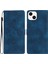 Iphone 14 Için Cüzdan Stand Deri Telefon Kılıfı Plus Çiçek Koruma Koruyucu Kapak Mavisi (Yurt Dışından) 1