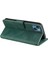 Iphone 14 Için Plus Plicing Dikişli Cilt Touch Folio Flip Case Stand Pu Deri Bırak-Kötü Cep Telefonu Kapak Yeşil (Yurt Dışından) 4