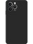 Iphone 14 Pro Maks Maks. Için Ka Yumuşak Tpu Telefon Geri Kılıf Mikrofiber Astar Düz Kenar Düz Kılavuzu Anti-Çizgi Kapak Black (Yurt Dışından) 1