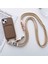 Iphone 14 Plus Kart Yuvası Için Telefon Kasası Anti-Çizik Sıvı Silikon Koruyucu Telefon Kapağı Asılı Kayış Coffee (Yurt Dışından) 5