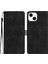 Iphone 14 Için Cüzdan Stand Deri Telefon Kılıfı Plus Çiçek Koruma Koruyucu Kapak Black (Yurt Dışından) 1