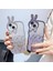 Tavşan Tasarımı Tpu Kılıfı Iphone 14 Plus Anti-Drop Elektraplatma Telefon Kapağı Gradyan Pırıltılı Koruyucu Koruyucu Kılıf Baby Mavi (Yurt Dışından) 5