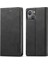 Iphone 14 Için Pu Deri Cüzdan Folio Flip Case Manyetik Otomatik Absorbed Stand Kapak Black (Yurt Dışından) 1