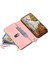 Rhombus Grid Dokulu Pu Deri Telefon Kılıfı Iphone 14 Için Plus 6.7 Inç Fermuarlı Cep Standı Cüzdan Kapağı Strap-Rose Altın (Yurt Dışından) 3