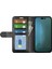 Iphone 14 Için 6.7 Inç Çılgın At Dokusu Flip Folio Telefon Kılıfı Pu Deri+Tpu Cüzdan Stand Manyetik Kapak Black (Yurt Dışından) 2