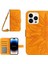 Iphone 14 Pro Max HT04 Için Şok Geçirmez Telefon Kasası Basılı Sunçiçeği Cilt Touch Pu Deri Deri Stand Cüzdan Koruyucusu Omuz Kayışı Sarı ile (Yurt Dışından) 1