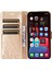 Iphone 14 Pro Max Için 6.7 Inç Baskılı Kelebekler Pu Deri Deri Flip Cüzdan Kılıf Stand Stand Anti-Fall Telefon Kapağı Kayış-Gold (Yurt Dışından) 2