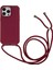 Iphone 14 Pro Max Için 6.7 Inç Entegre Tpu Kasa Drop-Droaf Geri Kapak Ayarlanabilir Kordon-Wine Red ile (Yurt Dışından) 1