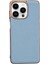 Iphone 14 Pro Max Anti-Giyim Anti-Giyim Anti-Giyim Anti-Giyim Için Slip Dışı Telefon Kılıfı Orijinal Cowhide Deri Kaplamalı Tpu+Pc Arka Kapak Mavisi (Yurt Dışından) 1