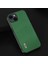 Iphone 14 Için Litchi Doku Arka Kapak Cowhide Deri+Pc+Tpu Kabuk Telefon Kılıf Yeşil (Yurt Dışından) 2