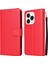 Iphone 14 Için Plus 6.7 Inç Anti-Drop Stand Kapağı Folio Flip Pu Deri Deri Cüzdan Cep Telefon Kılıfı Kradard-Red ile (Yurt Dışından) 1
