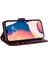 Iphone 14 Için Plus 6.7 Inç Anti-Drop Stand Kapağı Folio Flip Pu Deri Cüzdan Cep Telefon Kılıfı Landard-Wine Red ile (Yurt Dışından) 3