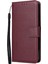 Iphone 14 Için Plus 6.7 Inç Anti-Drop Stand Kapağı Folio Flip Pu Deri Cüzdan Cep Telefon Kılıfı Landard-Wine Red ile (Yurt Dışından) 5