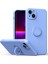 Iphone 14 Için Plus 6.7 Inç Halka Tutucu Kickstand Tpu Kasası, Yerleşik Metal Tabaka-Mor ile Ka Yumuşak Tpu Kapağı (Yurt Dışından) 1
