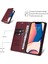 Iphone 14 Pro Max Için 6.7 Inç Pu Deri Deri Flip Cüzdan Kılıfı Güçlü Manyetik Otomatik Absorbed Stand Telefon Kapak Kırmızısı (Yurt Dışından) 3