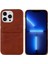 Iphone 14 Pro Max 6.7 Inç Için Telefon Kasası Aşınmaya Dayanıklı Pu Deri+2 Kart Yuvası ile Arka Kapak (Yurt Dışından) 1