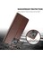 Iphone 14 Için Manyetik Pu Deri Koru Folio Kapak Tpu Koruyucu Iç Kabuk Stand Flip Cüzdan Case-Brown (Yurt Dışından) 5