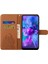 Iphone 14 Için Plus Baskı Tiger Head Pu Deri Kılıf Kılıfı Strap Strap Cüzdan Stili Özellik Flip Cover-Brown (Yurt Dışından) 2