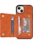 Iphone 14 Için 6.7 Inç Koruma Koruma Fermuar Cep Telefonu Cüzdan Pu Deri Kaplamalı Tpu Cep Telefonu Kapak Kartı Tutucu Kickstand-Brown (Yurt Dışından) 2