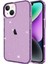 Iphone 14 Için GW18 Plus Glitter Powder Tasarım Clear Tpu Case Telefon Damla Damla Koşullu Geri Kapak Tespit Edici Mor (Yurt Dışından) 1