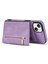 Iphone 14 Için 6.7 Inç Koruma Koruma Fermuar Cep Telefonu Cüzdan Pu Deri Kaplamalı Tpu Cep Telefonu Kapak Kartı Tutucu Kickstand-Purple (Yurt Dışından) 3