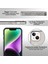 Iphone 14 Için GW18 Artı Parıltılı Toz Tasarımı Clear Tpu Kasa Telefon Bırakma Geçirmez Arka Kapak-Şeffaf Siyah (Yurt Dışından) 5